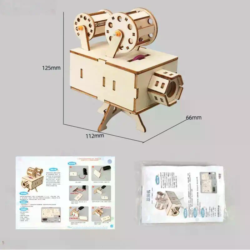 Kids Education Film - Wooden Film Projector DIY Science Experiment