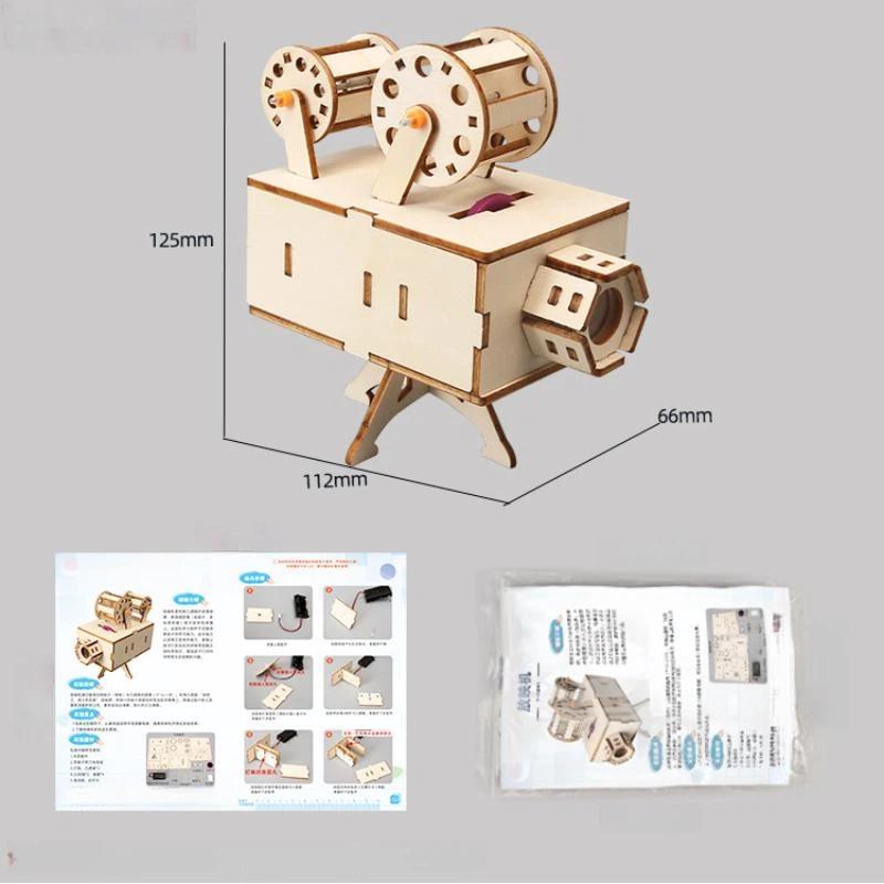 1 Set Wooden DIY Film Projecto - огляд і ціна Kids Education Film
