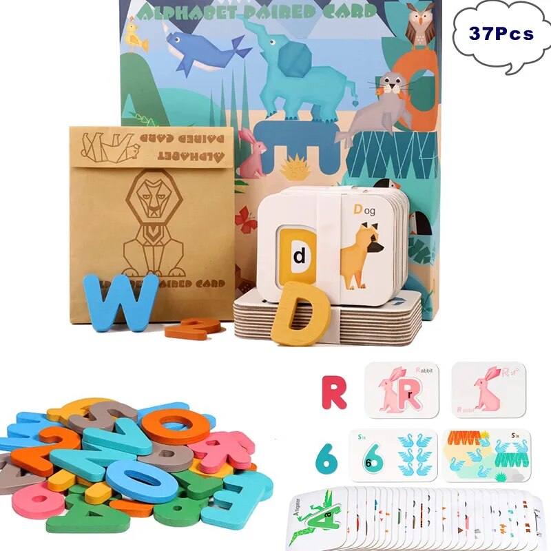 Montessori Alphabet Numbers Fl - огляд і ціна Flash Card Alphabet