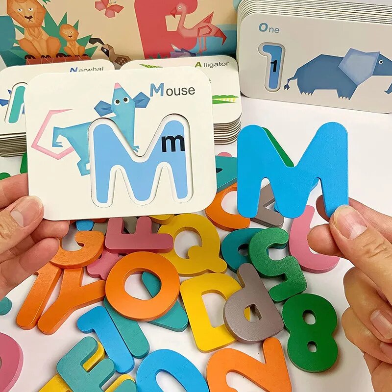 Montessori Alphabet Numbers Fl - огляд і ціна Flash Card Alphabet