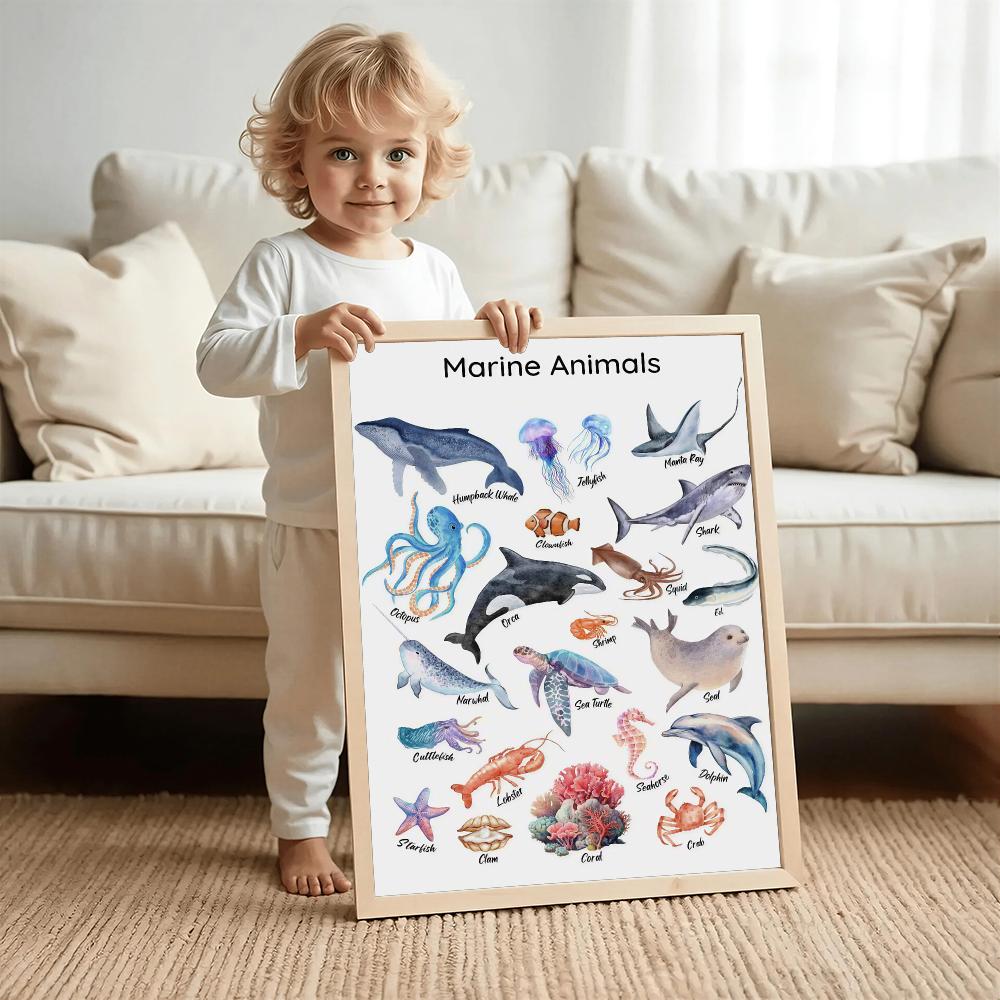 Educational Animals HD Wall Ar - огляд і ціна Kids Education Wallpaper