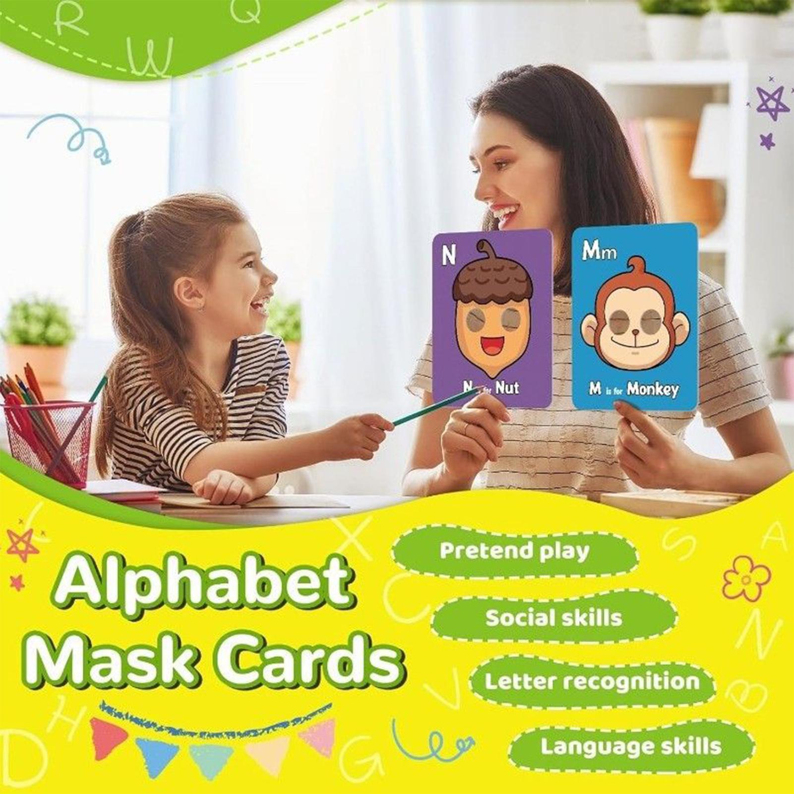 26 Pieces Alphabet Flash Cards - огляд і ціна Flash Card Alphabet