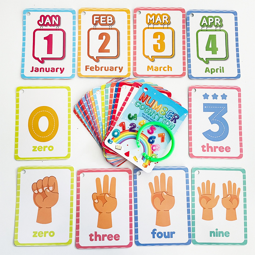 Numbers Symbols Gestures & Mon - огляд і ціна Flash Card Alphabet