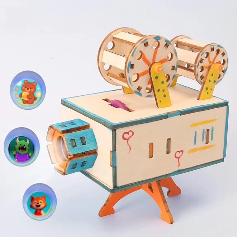 1 Set Wooden DIY Film Projecto - огляд і ціна Kids Education Film