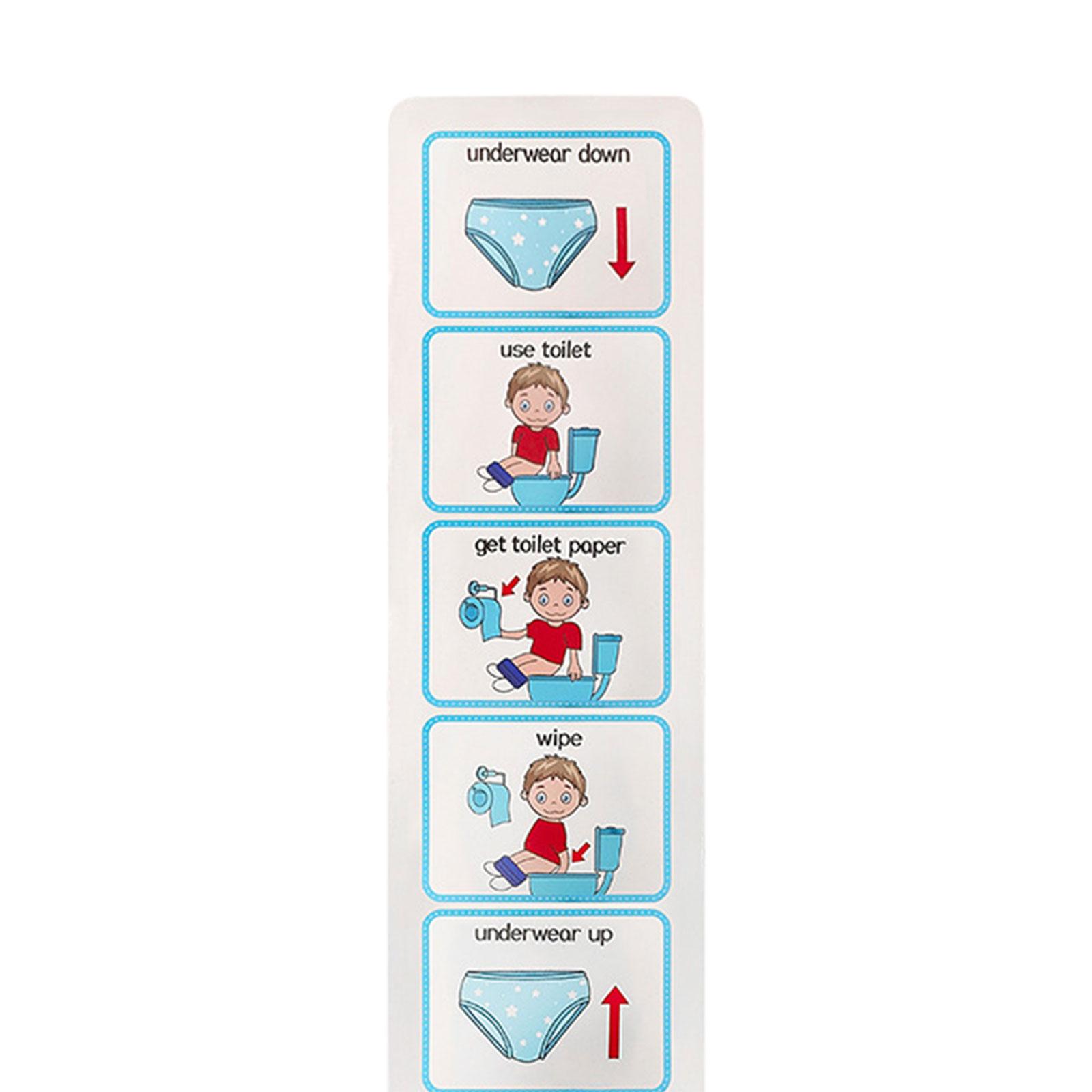 Kids Potty Chart Visual Schedu - огляд і ціна Kids Education Charts