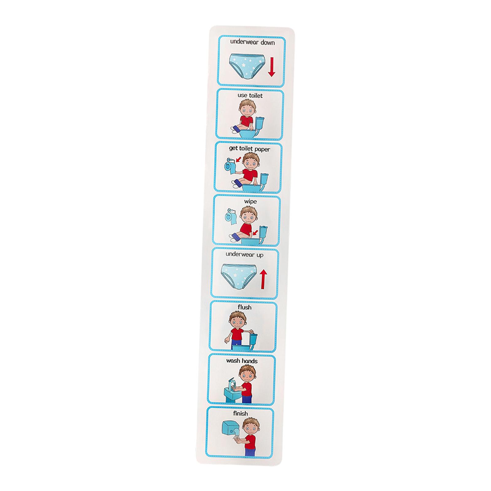 Kids Potty Chart Visual Schedu - огляд і ціна Kids Education Charts
