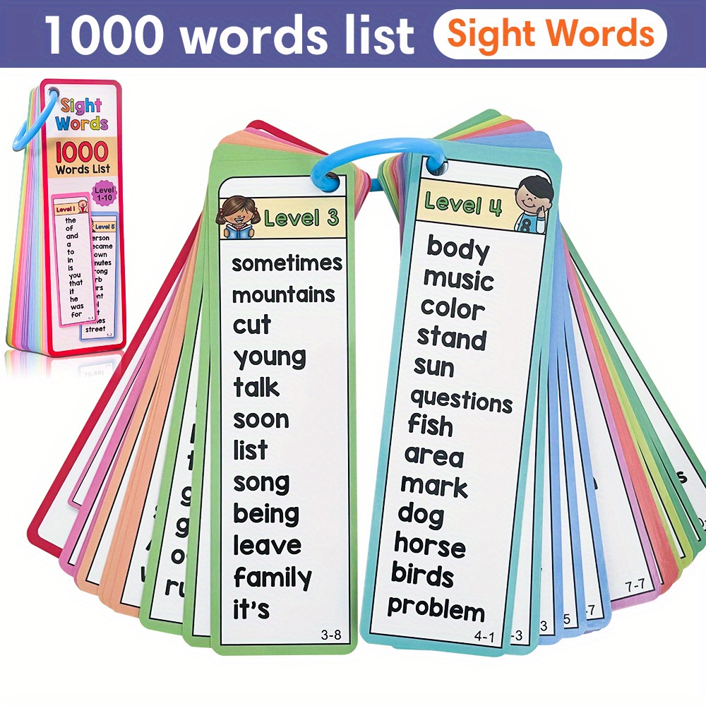 1000 Sight Words Flash Cards f - огляд і ціна Flash Card Alphabet