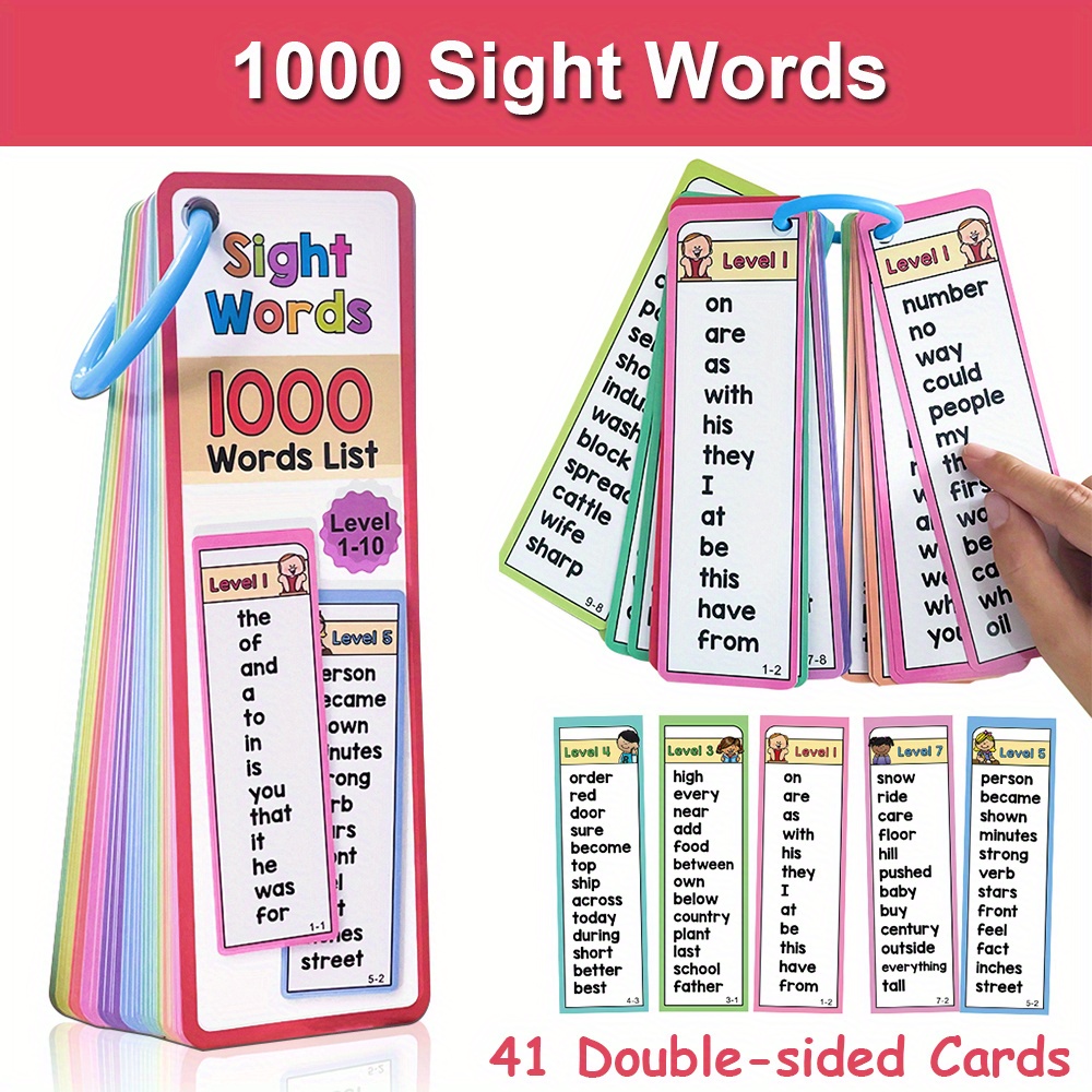 1000 Sight Words Flash Cards f - огляд і ціна Flash Card Alphabet