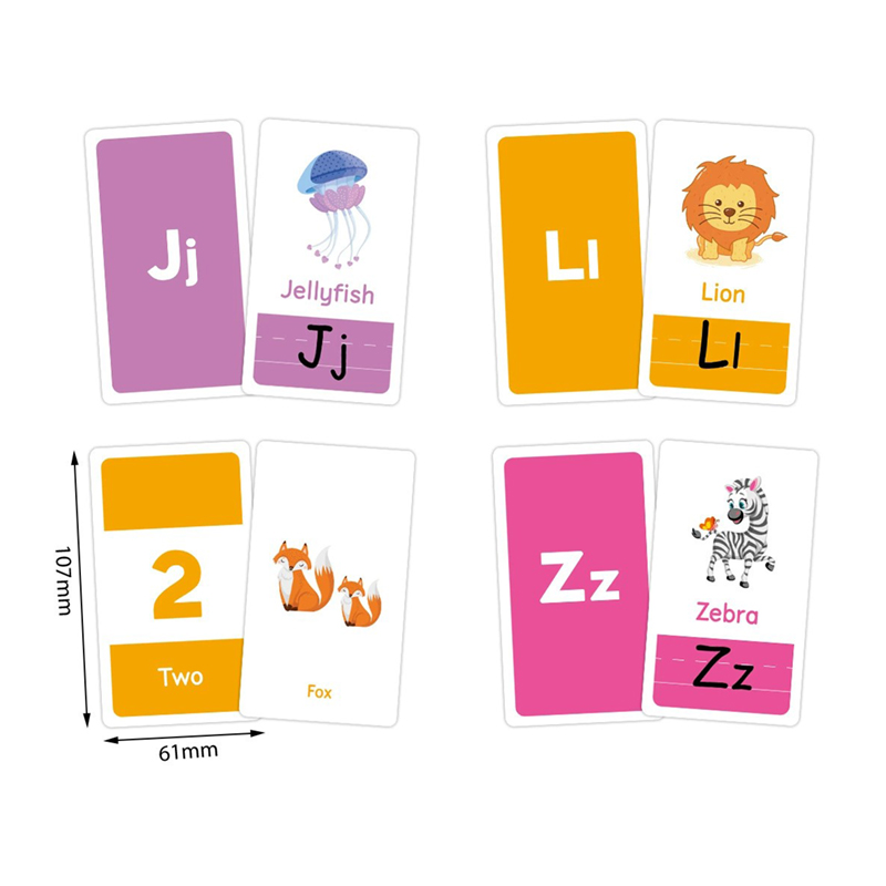 58PCS Flash Cards 26 Alphabet  - огляд і ціна Flash Card Alphabet