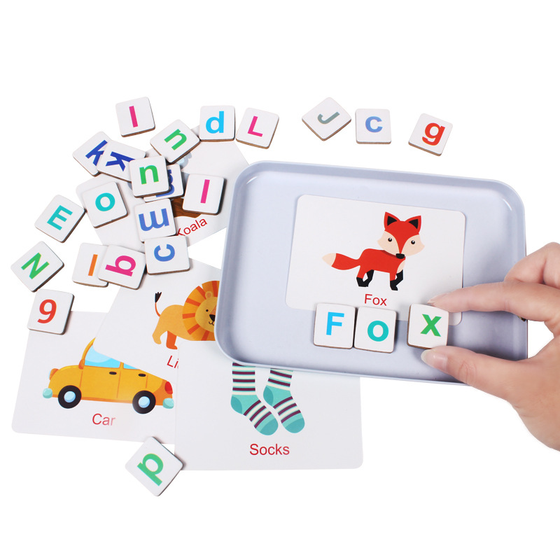 Wooden Puzzle Flash Cards Game - огляд і ціна Flash Card Alphabet