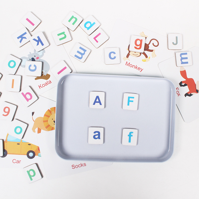 Wooden Puzzle Flash Cards Game - огляд і ціна Flash Card Alphabet