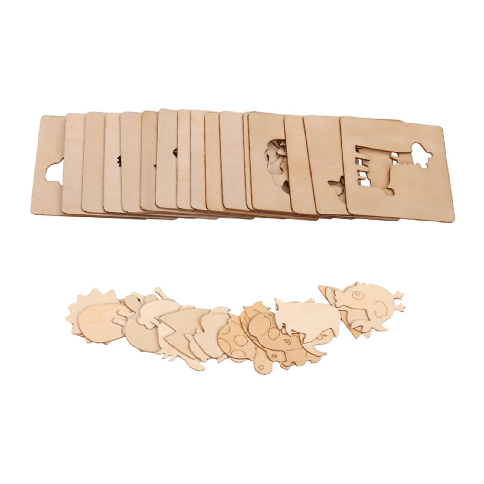 Kids Drawing Stencils Wood Pai - огляд і ціна Kids Education Template
