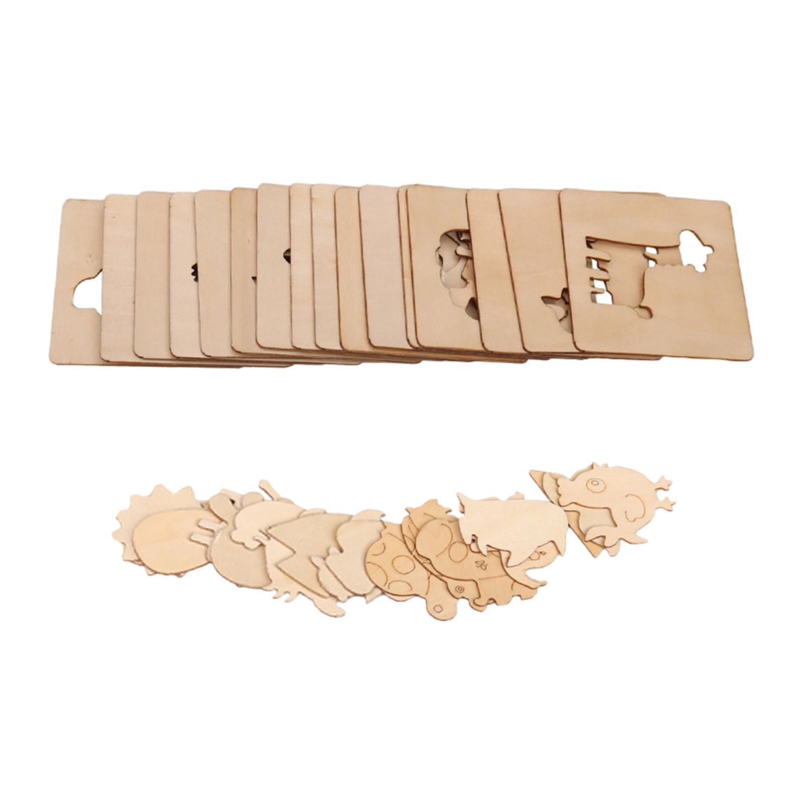Kids Drawing Stencils Wood Pai - огляд і ціна Kids Education Template