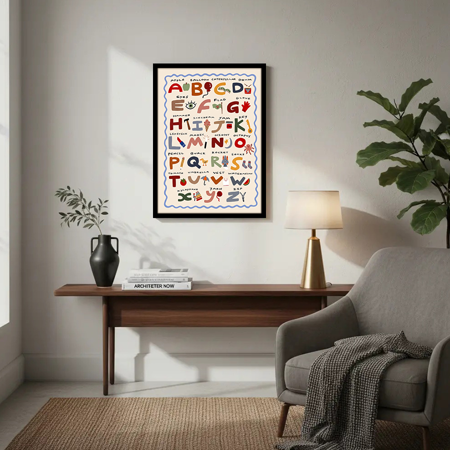Kids Alphabet ABC Poster Carto - огляд і ціна Kids Education Charts
